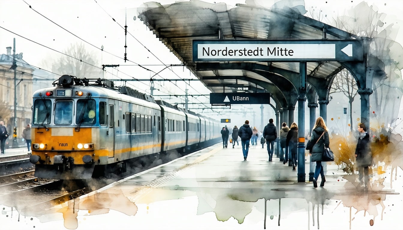 u-bahn norderstedt mitte fahrplan