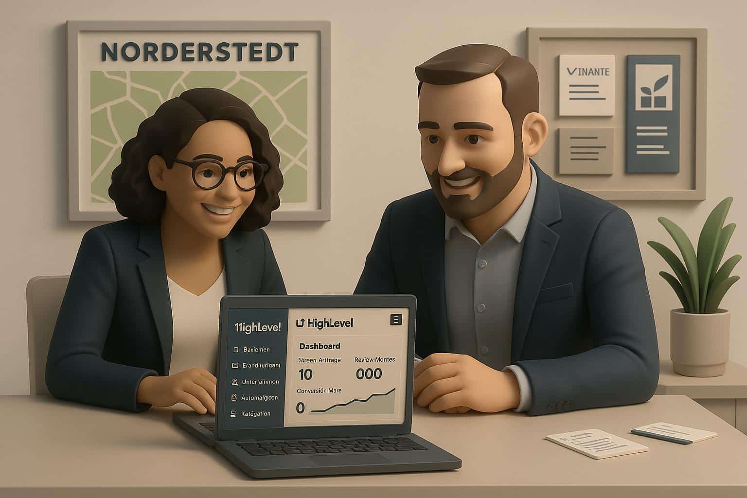 Lokale Unternehmer:innen in Norderstedt nutzen die HighLevel-Plattform zur Digitalisierung von Marketing und Vertrieb